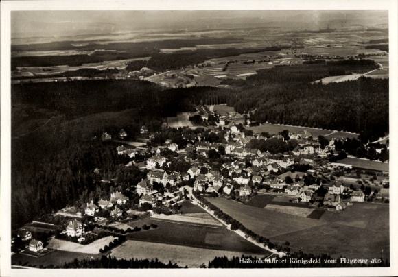 Ak Königsfeld in Sachsen, Höhenluftrort  Luftaufnahme, schöne Landschaft