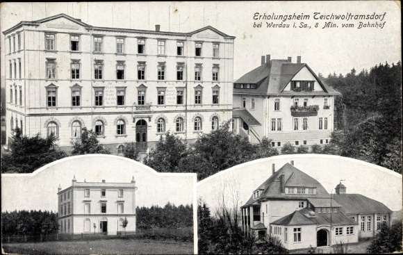 Ak Teichwolframsdorf Thüringen, herstellingsoord
