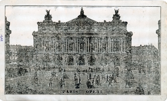 Metal Postcard Paris IX, Opéra