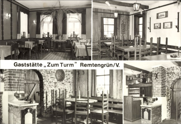 PC Remtengrün Adorf im Vogtland, Restaurant zum Turm, interior view