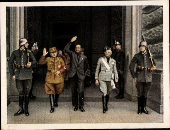 Collection card The State of Labor and Peace, Italian Corporation Minister Bottai, DAF