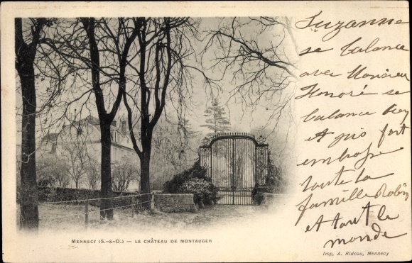 Ansichtkaart Mennecy Essonne, Vue du Château