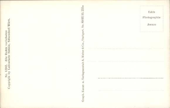 Postcard Tailfingen Albstadt in the Zollernalbkreis Württemberg, aerial photograph