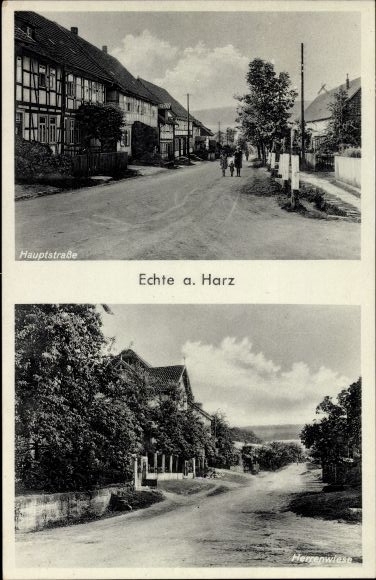 KP Echte Kalefeld am Harz, główna ulica, Herrenwiese