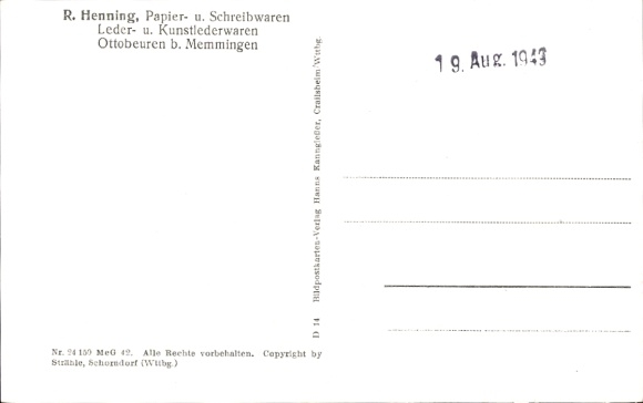 Postcard Ottobeuren in Upper Swabia Allgäu, aerial photograph