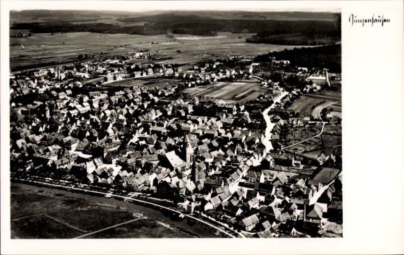 Ak Gunzenhausen in Mittelfranken, Fliegeraufnahme
