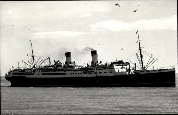 Foto stoomboot Conte Biancamano, Italian Line
