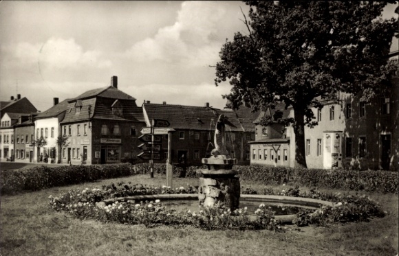 Ak Bad Lausick in Sachsen, Untermarkt
