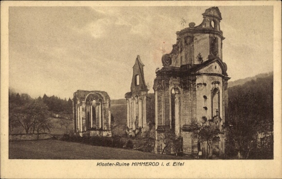 Ak Himmerod Großlittgen Eifel, Klosterruine