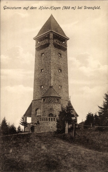 KP Dransfeld w Dolnej Saksonii, Gaussturm na Hohen Hagen