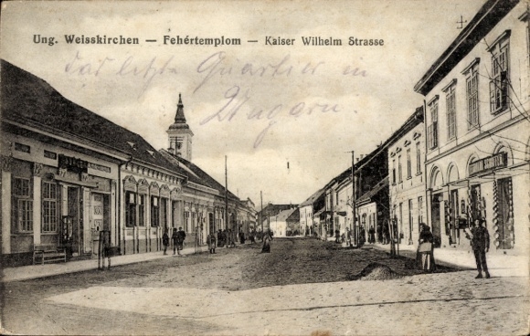 Kościół św. Bela Crkva, Alba Fehertemple, węgierski Weisskirchen, Serbia, ulica Cesarza Wilhelma