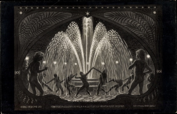 Art Nouveau Artist Postcard Fidus, The Radiant Source, No. 58