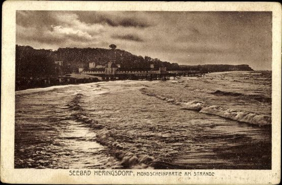 10 alte Ak Ostseebad Heringsdorf auf Usedom, diverse Ansichten