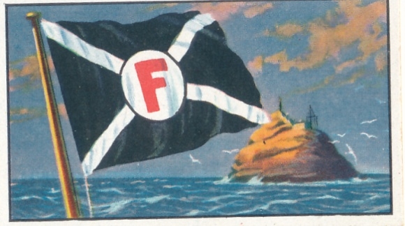 Verzamelfoto rederij vlaggen van de wereldkoopvaardijvloot, foto 111 Duitsland, Seerederei Frigga AG