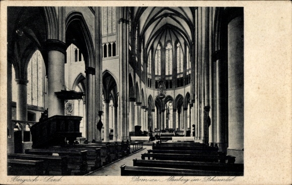 Postcard Altenberg Odenthal Dhünntal in the Bergisch Land, Altenberg Cathedral, interior view