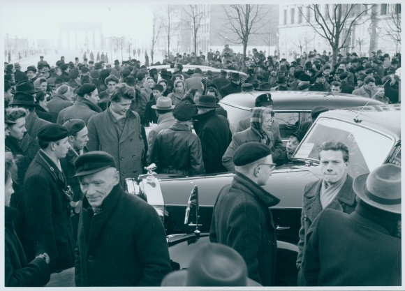 Photo Berlin, Bert Sass, Quadruple Conference 1954, Military Police, Rolls Royce, Spirit of Ecstasy