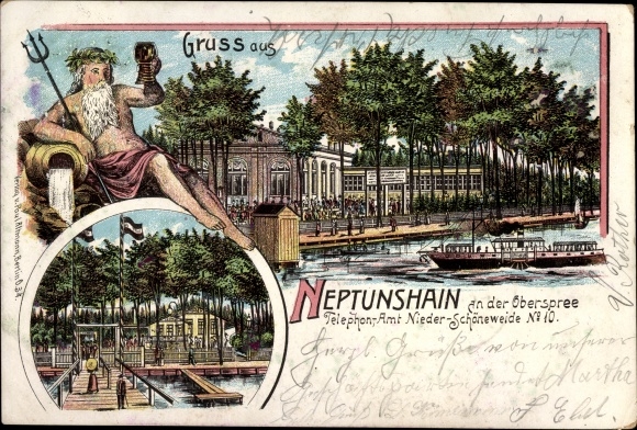 Chromo-Litho Berlin Treptow Niederschoeneweide, Neptunshain