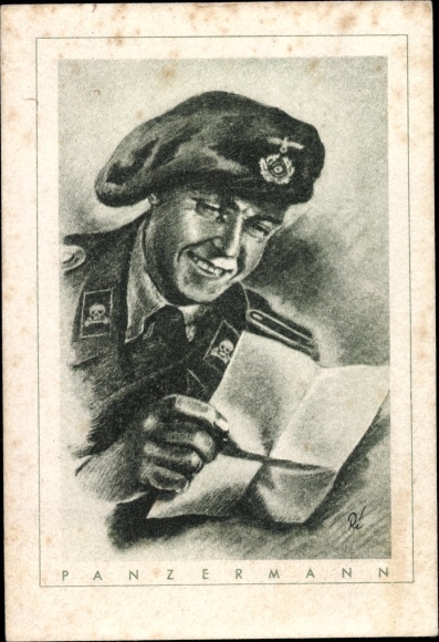 Artist PC The German Soldier, Panzermann, Totenkopf, Wehrmacht, II. WW
