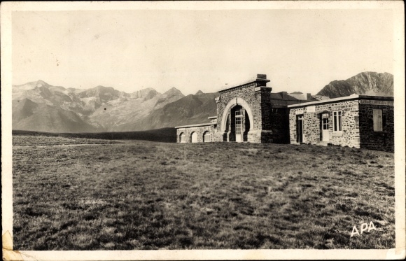 Ak Superbagnères Luchon Haute Garonne, Gare