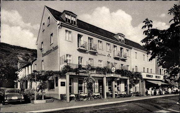 Postcard Kamp Bornhofen am Rhein, Hotel Deutsches Haus