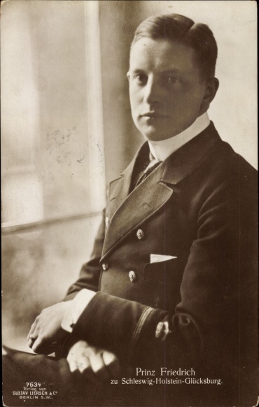 Ak Prinz Friedrich zu Schleswig Holstein Glücksburg