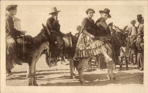 Ak Granada Andalucía España, Tipos de una romería