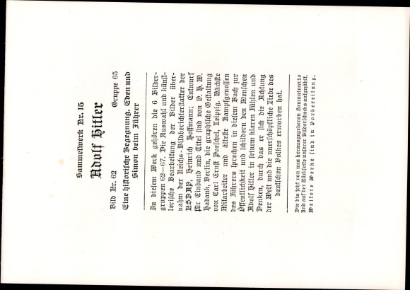Collection picture Adolf Hitler, Sir John Simon, Anthony Eden, Berlin, 1935, Collection No. 15 picture 62