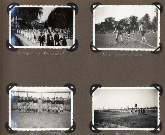 Photo album Militaria, Sport, Berlin, Handball, East Prussia, 1929-1933
