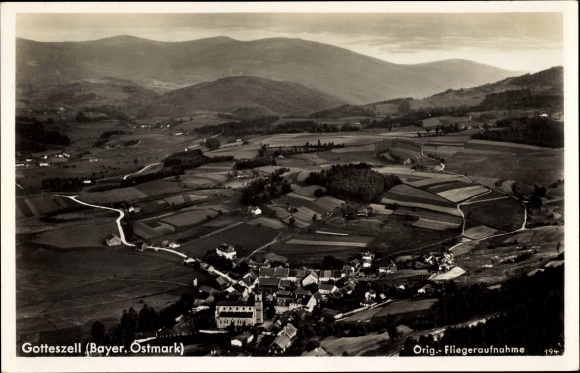 PC Gotteszell in Lower Bavaria, place with surroundings, aerial photo