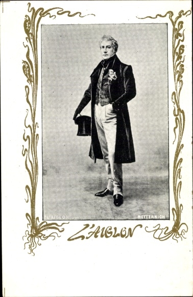 Ak Metternich Weilerswist in Nordrhein Westfalen, Schwarz-weiß Foto von einem Mann mit Zylinde...