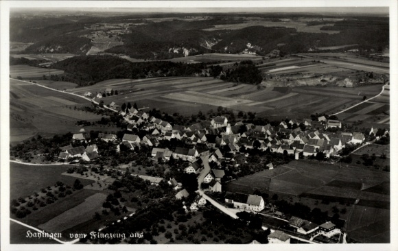 Ak Hayingen auf der Schwäbischen Alb, Luftaufnahme