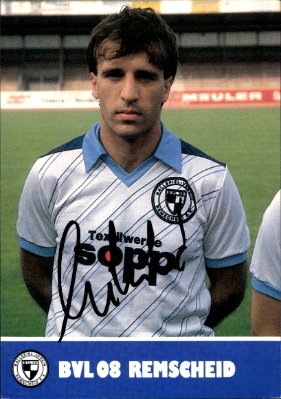 Autograph card footballer Zeljko Nikolic, FC Remscheid, autograph
