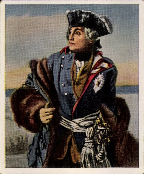 Sammelbild Die Großen der Weltgeschichte, Gruppe 4 Nr. 70, Herzog Eugen von Württemberg, Menzel