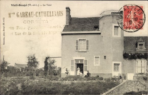 Postcard Much Baugé Maine et Loire, La Tour