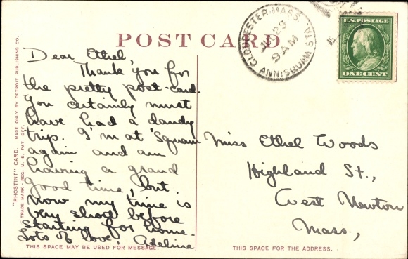 PC Gloucester Massachusetts USA, Post Office, Annisquam