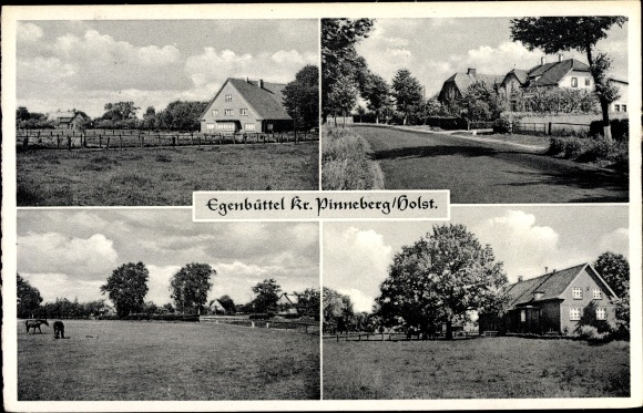 Ansichtkaart Egenbüttel Rellingen in Holstein, lokale afdeling