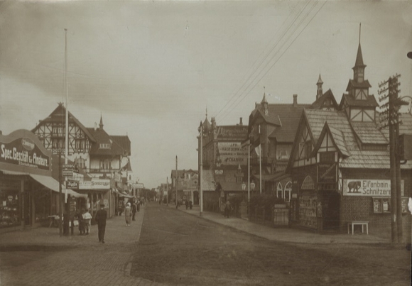 Original Foto Westerland auf Sylt, Strandstraße, um 1900