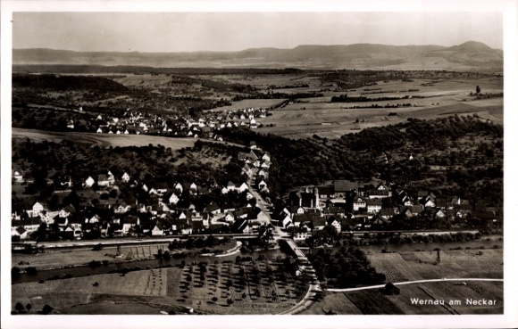Postcard Wernau am Neckar, landscape photography, architecture