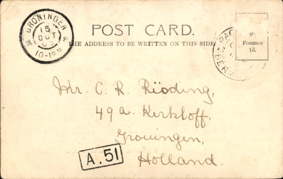 Postcard Hamilton Bermuda, Scene in the Onion Season