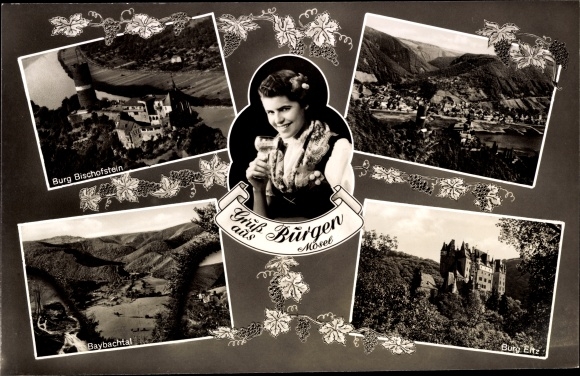 KP Zamki nad Mozelą, widok ogólny, zamek, Baybachtal