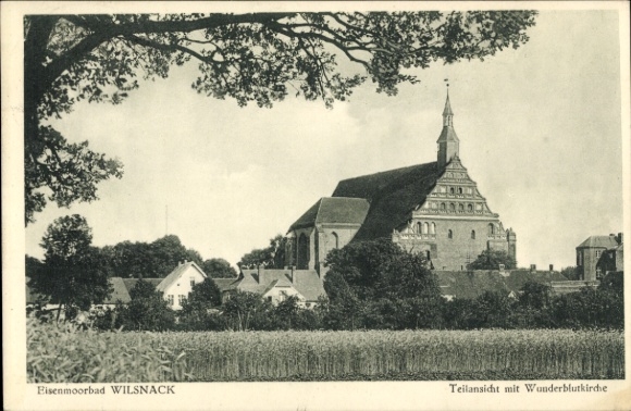 Postcard Bad Wilsnack in der Prignitz, Miraculous Blood Church