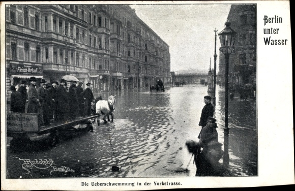 PC Berlin Schöneberg, flooding in the Yorckstraße