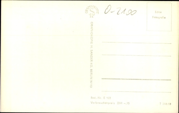 Postcard Pasewalk in Mecklenburg Vorpommern, HO Restaurant Bahnhofshotel