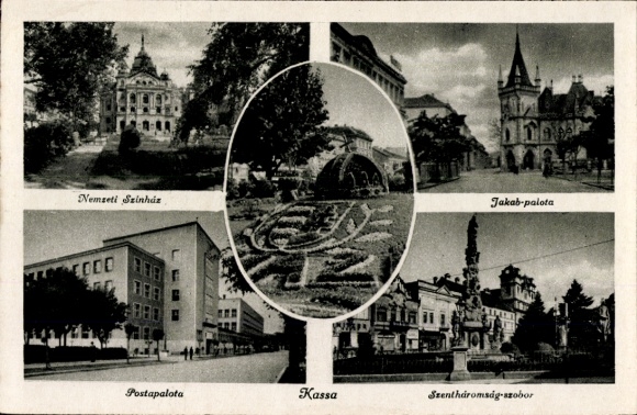 KP Košice Kassa Košice Słowacja, poczta, plac