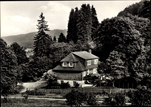 Postcard Beddelhausen Bad Berleburg in Westphalia, house Ederhöhe