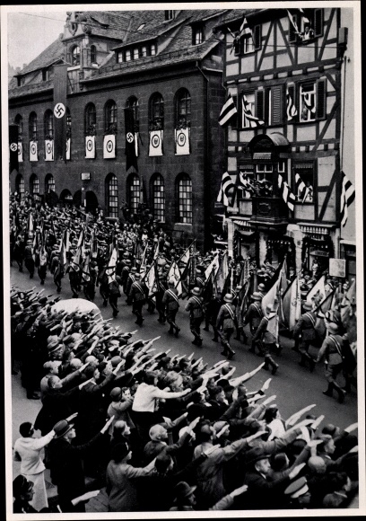 Collective picture Adolf Hitler, Nuremberg Nazi Party Rally 1935, Wehrmacht flags, collective work no. 15 picture 143
