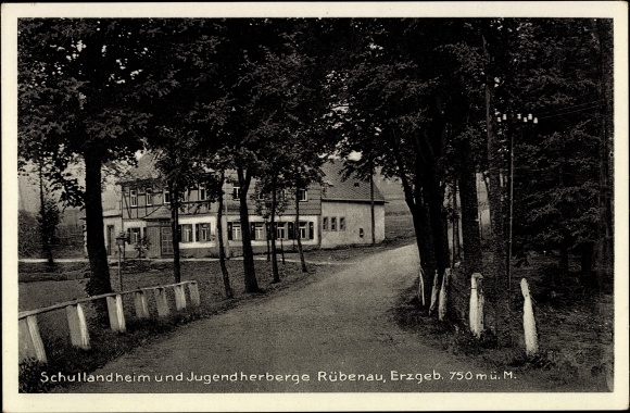 Ak Rübenau Marienberg in het Saksische Ertsgebergte, schoolkamp en jeugdherberg