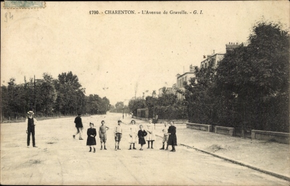 Ak Charenton Val de Marne, Avenue de Gravelle