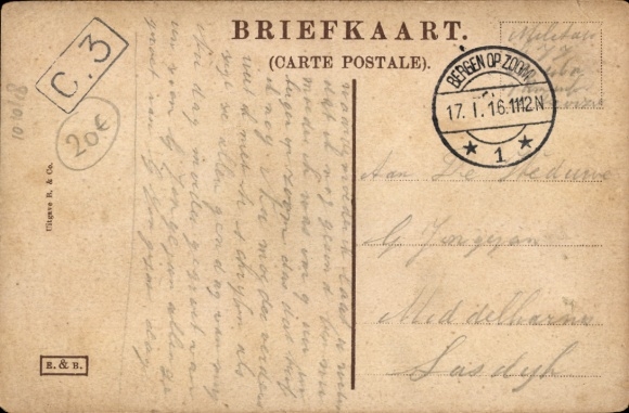 KP Bergen na Zoom Brabancja Północna Holandia, Zuivelstraat