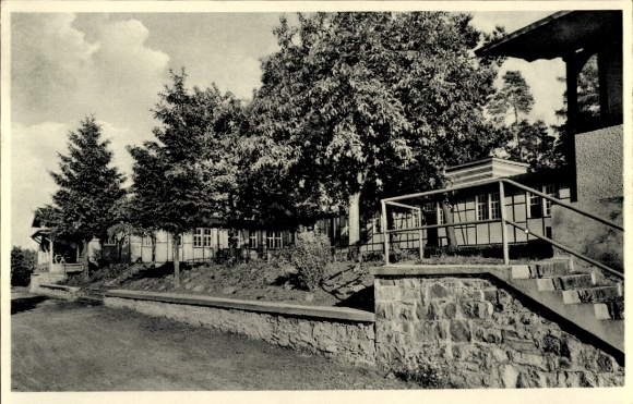 Postcard Wiesemscheid in the Eifel, school camp